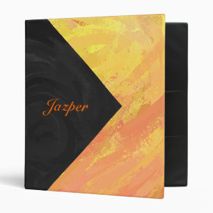 Classeur Dragons Oeil orange et noir Monogramme