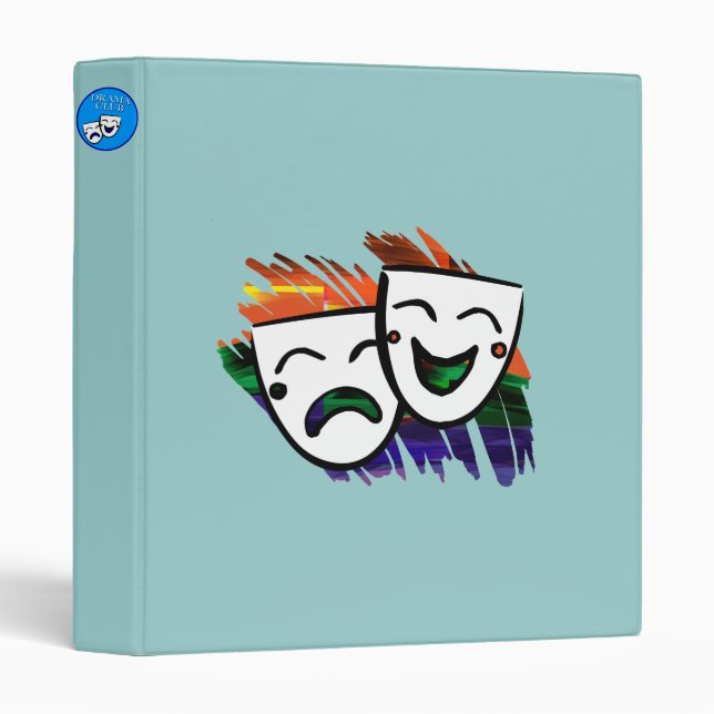 Classeur Drame : Éclaboussure de Technicolor (Devant/Côté)