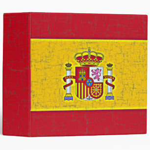 Classeur DRAPEAU 2" de l'ESPAGNE reliure à anneaux