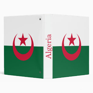 Classeur Drapeau algérien patriotique