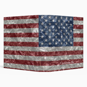 Classeur Drapeau américain - Crinké