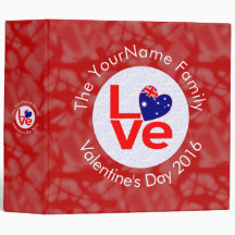 Drapeau australien Red Letters LOVE Drapeau person
