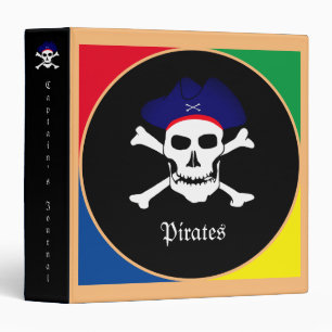 Classeur Drapeau Captain & Pirates - Île aux trésors/enfa