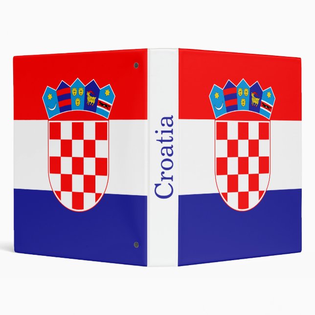 Classeur Drapeau Croate (Arrière-plan)