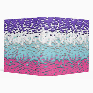 Classeur Drapeau de fierté multisexuel funky trippy ondulé