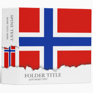 Classeur Drapeau de la Norvège