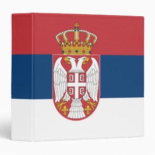 Classeur Drapeau de la Serbie