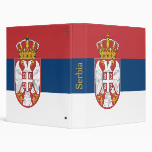 Classeur Drapeau de la Serbie