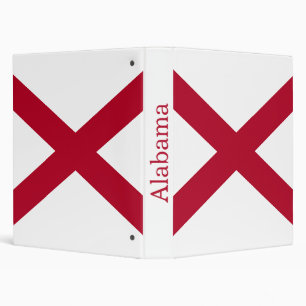 Classeur Drapeau de l'Alabama