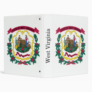 Classeur Drapeau de l'État de Virginie-Occidentale