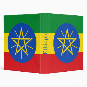 Classeur Drapeau de l'Éthiopie
