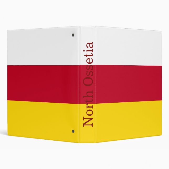 Classeur Drapeau de l'Ossétie du Nord (Arrière-plan)