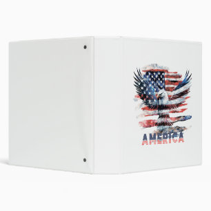 Classeur Drapeau des États-Unis. Amérique