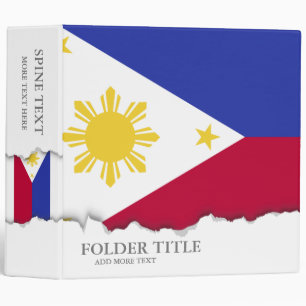 Classeur Drapeau des Philippines