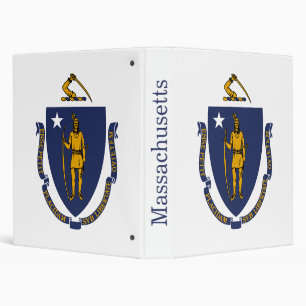 Classeur Drapeau d'État du Massachusetts