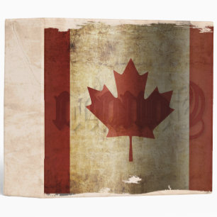 Classeur Drapeau du Canada / Grunge...
