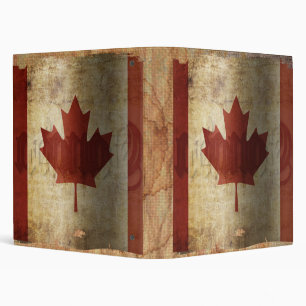 Classeur Drapeau du Canada / Grunge...