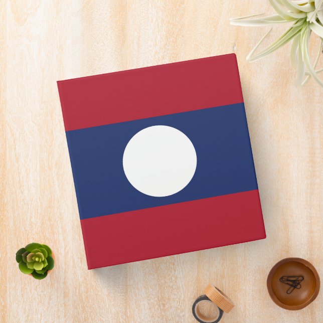 Classeur Drapeau du Laos (In Situ)