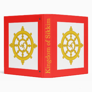 Classeur Drapeau du Royaume de Sikkim