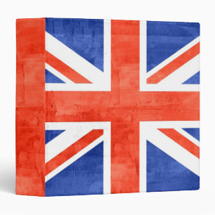 Classeur Drapeau du Royaume-Uni Grunge