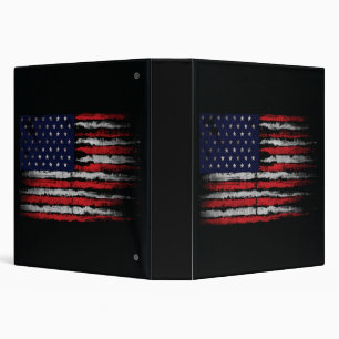 Classeur Drapeau Grunge U.S.A