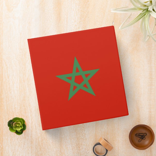 Classeur drapeau marocain (In Situ)