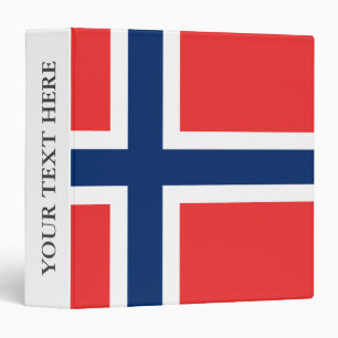 Classeur Drapeau norvégien de fierté de Scandinave de la
