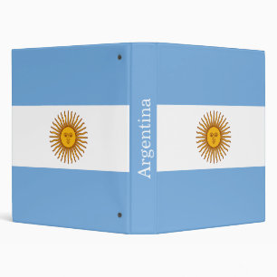 Classeur Drapeau patriotique argentin