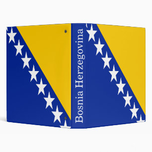 Classeur Drapeau patriotique de Bosnie-Herzégovine
