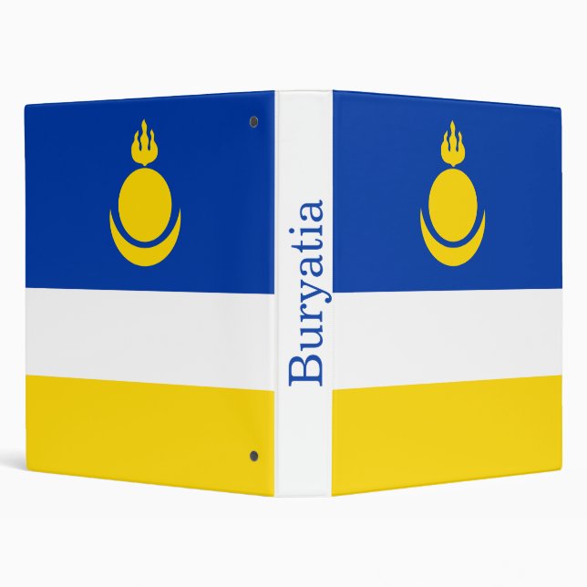 Classeur Drapeau patriotique de Bouriatie (Arrière-plan)