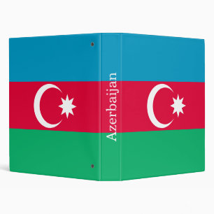 Classeur Drapeau patriotique de l'Azerbaïdjan