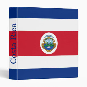 Classeur Drapeau patriotique du Costa Rica