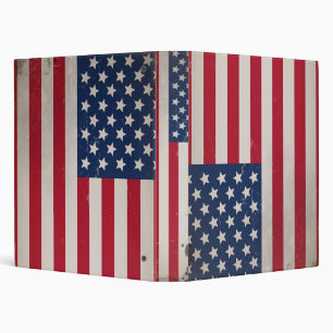 Classeur Drapeau vintage des États-Unis
