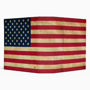 Classeur Drapeau vintage patriotique américain
