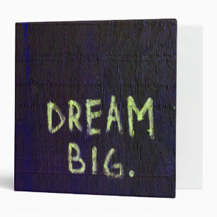 Classeur Dream Big Chalk Motivational Inspirational