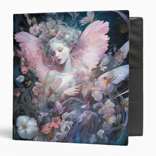 Classeur Dreamy Fairy Girl Rose Blue Imaginaire Art