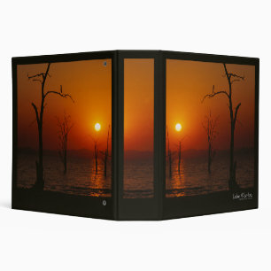 Classeur du coucher de soleil du lac Kariba
