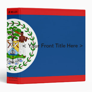 Classeur du drapeau du Belize