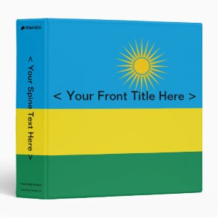 Classeur du drapeau du Rwanda