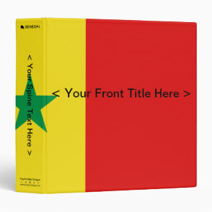 Classeur du drapeau du Sénégal