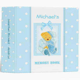 Classeur du livre de mémoire pour bébé garçon