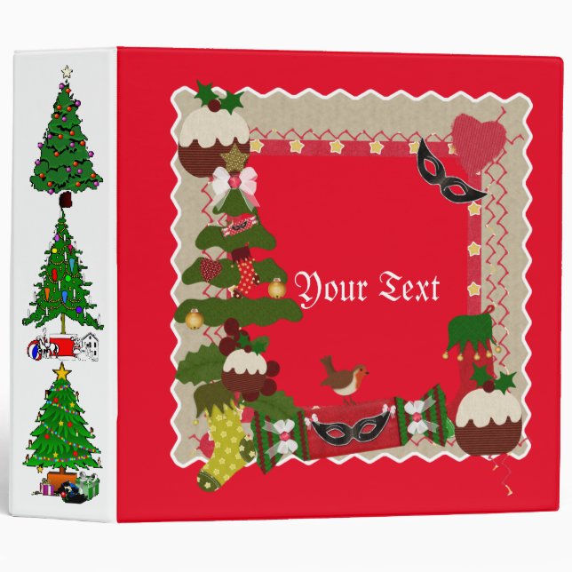 Classeur du livre de Noël (Devant/Côté)