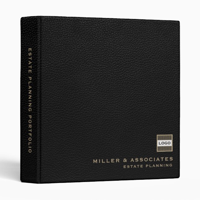 Classeur du logo de planification immobilière en c (Devant/Côté)