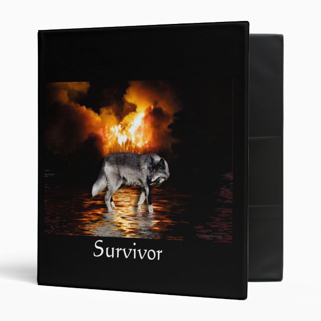 Classeur du loup gris (Devant/intérieur)