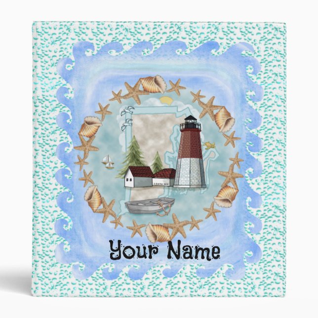 Classeur du phare de Rhode Island Shells (Devant)