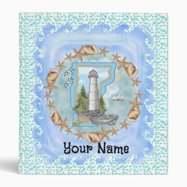 Classeur du phare Vermont Shells (Devant)