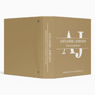 Classeur du portefeuille photographique monographi