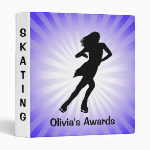 Classeur du srapbook de patinage sur glace