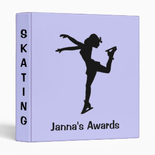 Classeur du srapbook de patinage sur glace