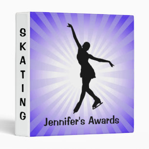 Classeur du srapbook de patinage sur glace